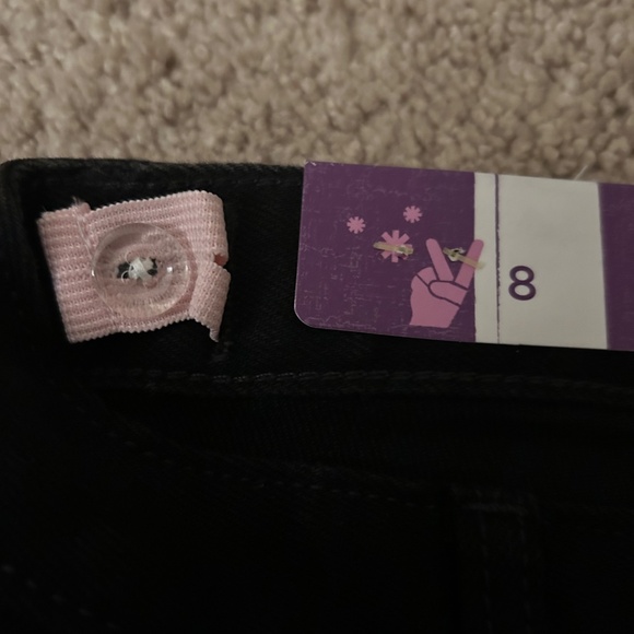 Girls Black Pants NWT -Size 8 - Picture 3 of 5